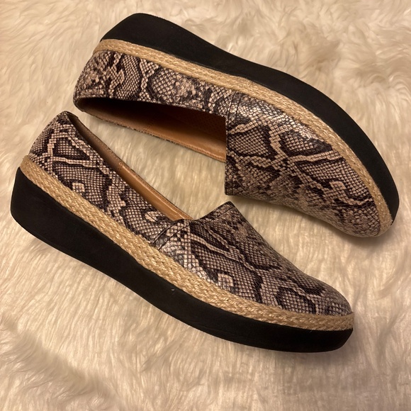 Fitflop 8 Casa Leather Comfort Sneaker Loafer Shoe - Picture 3 of 9